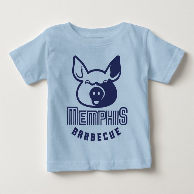 Camiseta Para Bebê Assado de Memphis (Frente)