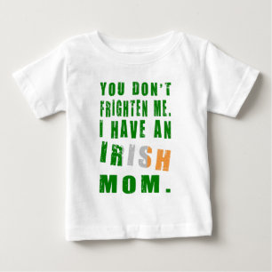 Camiseta Para Bebê Assustar Mãe Irlandesa
