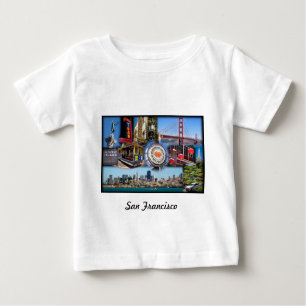 Camiseta Para Bebê Atrações de São Francisco