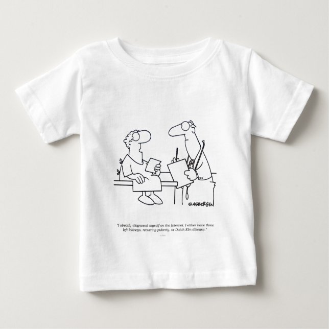 Camiseta Para Bebê Autodiagnóstico (Frente)