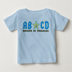 Camiseta Para Bebê azul