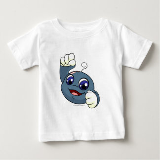 Camiseta Para Bebê Azul Kiko
