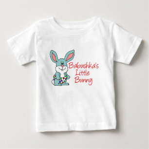 Camiseta Para Bebê Babushka's Little Bunny