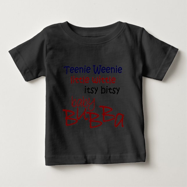 Camiseta Para Bebê Baby Bubba (Frente)