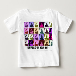 CAMISETA PARA BEBÊ BABY GIRLS UNITE