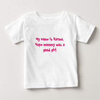 Camiseta Para Bebê Baby Karma