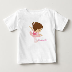 Camiseta Para Bebê Ballerina