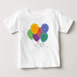 Camiseta Para Bebê Balões