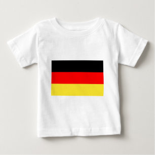 Camiseta Para Bebê Bandeira alemão