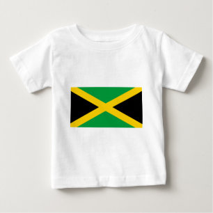 Camiseta Para Bebê Bandeira da Jamaica