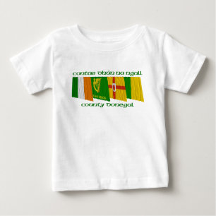 Camiseta Para Bebê Bandeiras de Donegal do condado