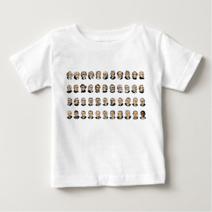 Camiseta Para Bebê Barack Obama - Presidentes Dos Estados Unidos