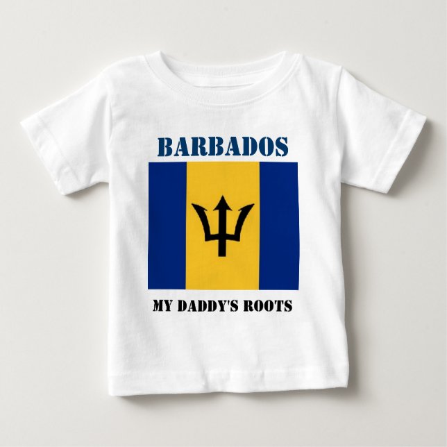 Camiseta Para Bebê Barbados (Frente)