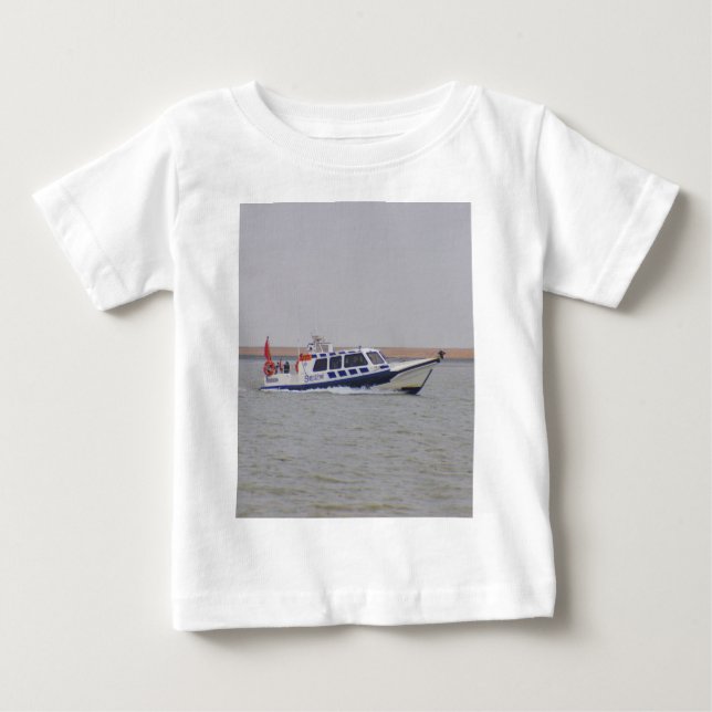Camiseta Para Bebê Barco de Segurança (Frente)