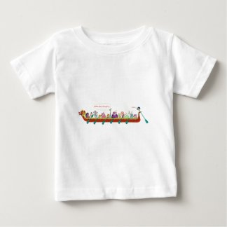 Camiseta Para Bebê Barco do dragão - dragões do fogo