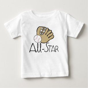 Camiseta Para Bebê Basebol de All Star