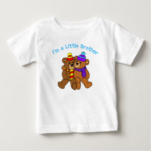 Camiseta Para Bebê Bear Lil Bro