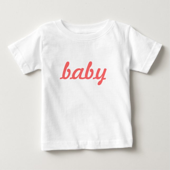 Camiseta Para Bebê Bebê (Frente)