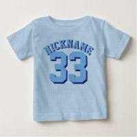Bebê azul | Design de Sports Jersey