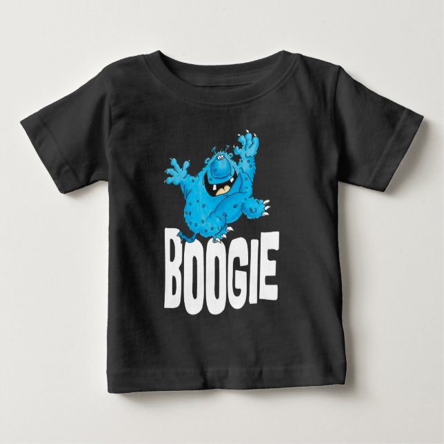Camiseta Para Bebê Bebê boogie (Frente)