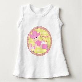 Camiseta Para Bebê Bebê Cowgirl Rosa Chapéu Botas e Cavalo Sem Mangas