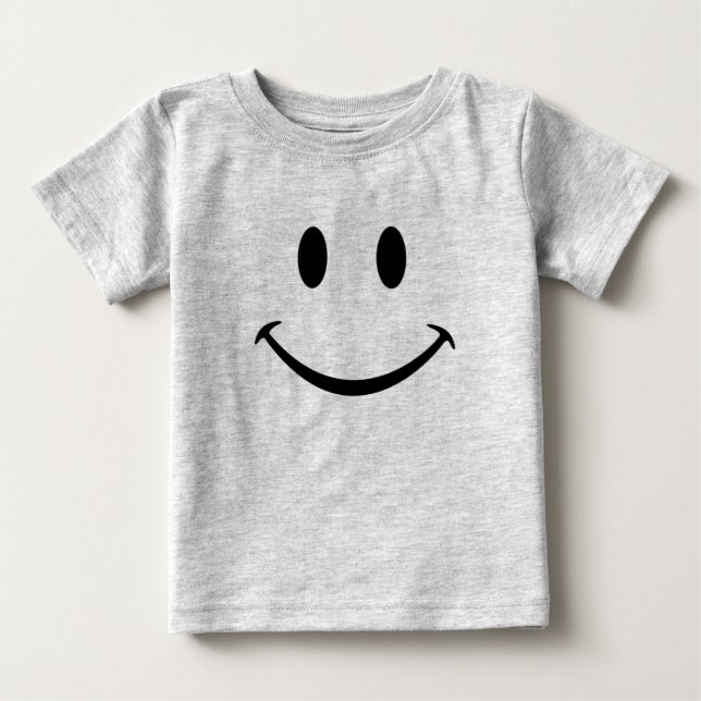 Camiseta Para Bebê bebê da cara (Frente)