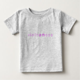 Camiseta Para Bebê Bebé "eu sou vietnamiano "