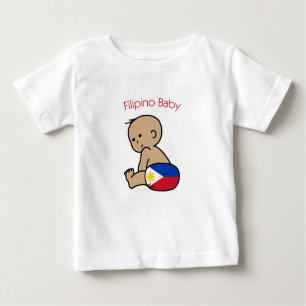 Camiseta Para Bebê Bebê filipino
