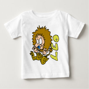 Camiseta Para Bebê Bebê Leo