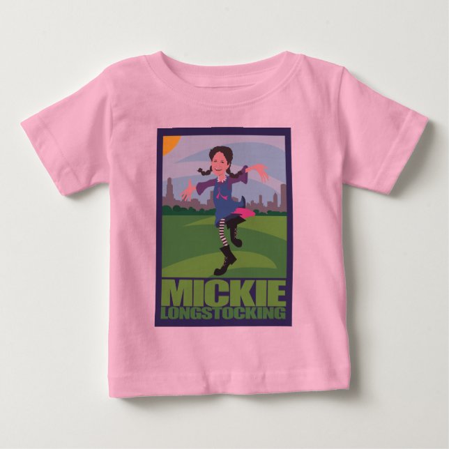 Camiseta Para Bebê Bebê Menina (Frente)