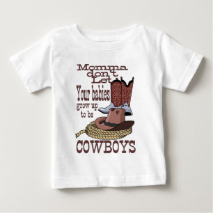 Camiseta Para Bebê bebês de vaqueiro sony atv