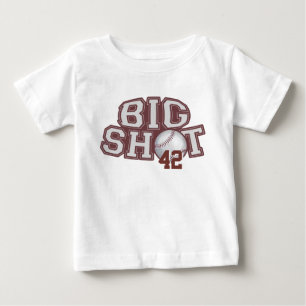 Camiseta Para Bebê Beisebol Grande
