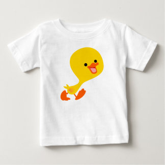 Camiseta Para Bebê Bela Caricatura Caminhando Camisola Bebê