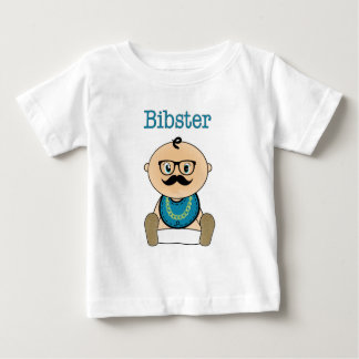 Camiseta Para Bebê Bibster - hipster do bebê
