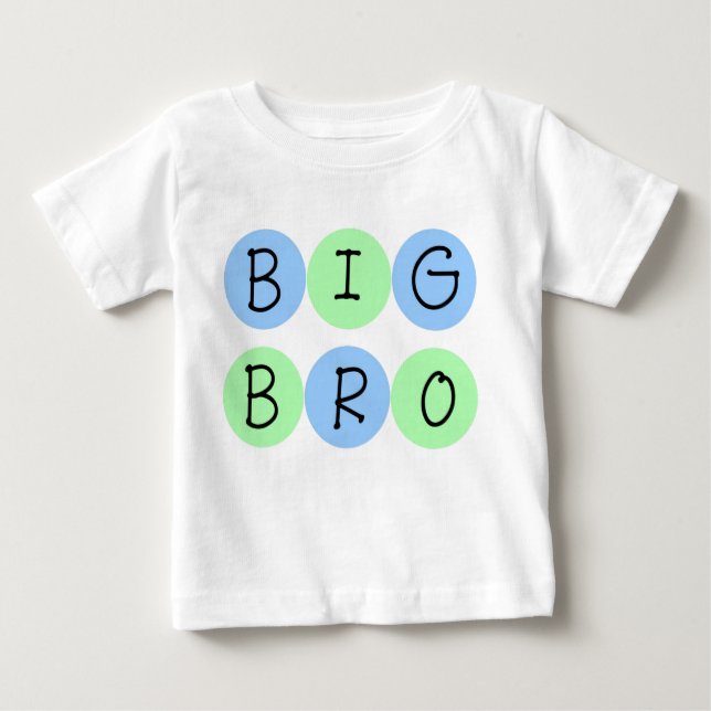 CAMISETA PARA BEBÊ BIG BRO (Frente)
