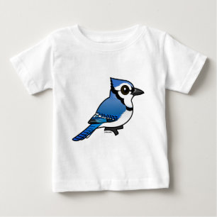Camiseta Para Bebê Birdorable Blue Jay
