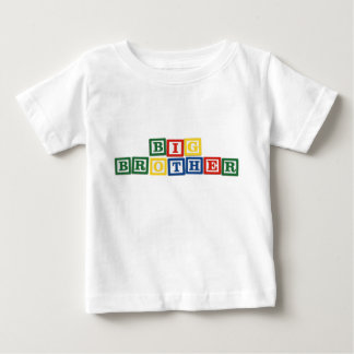 Camiseta Para Bebê Blocos de bebês do irmão mais velho