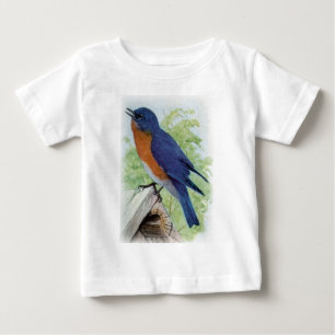 Camiseta Para Bebê Bluebird