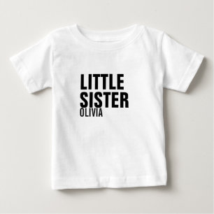 Camiseta Para Bebê Body de Tutu Personalizado para Bebê Irmãzinha