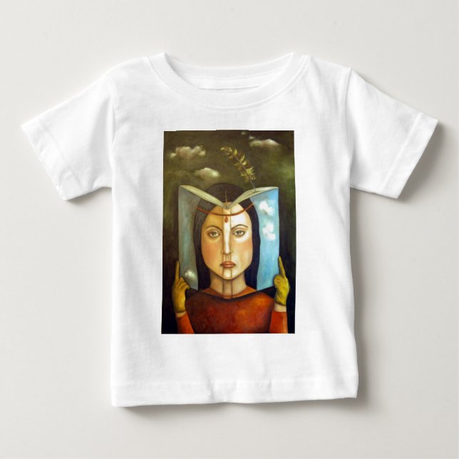 Camiseta Para Bebê Book_of_Secrets (Frente)