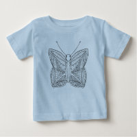 Borboleta tropical inspirada do design