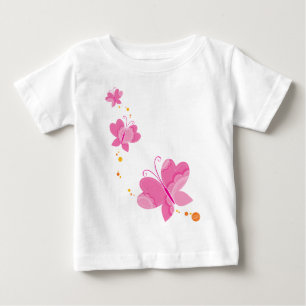 Camiseta Para Bebê BORRACHAS FLUTTERBY: séries de três 1