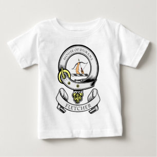Camiseta Para Bebê Brasão de FLETCHER