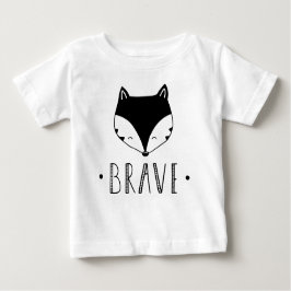 Camiseta Para Bebê Brave Fox Bodydress