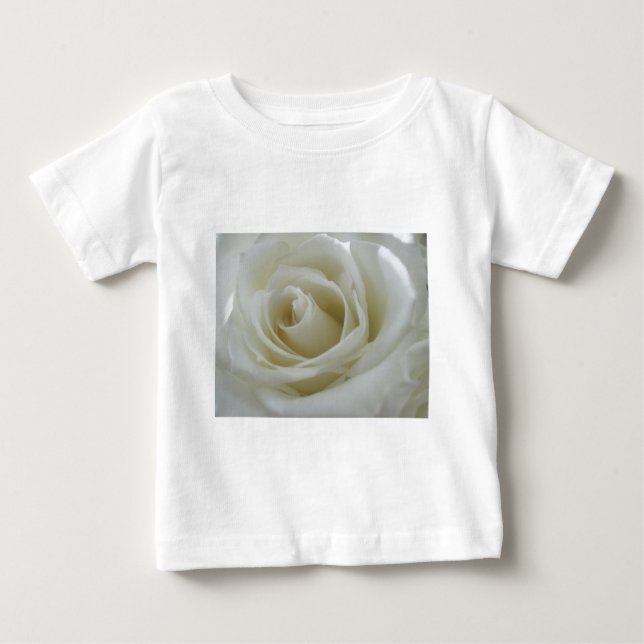 Camiseta Para Bebê Brilho Floral (Frente)