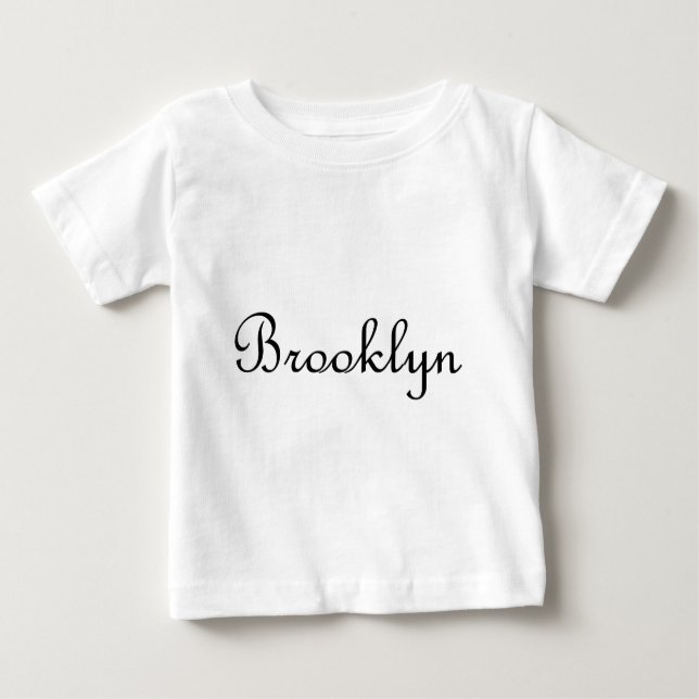 Camiseta Para Bebê Brooklyn (Frente)