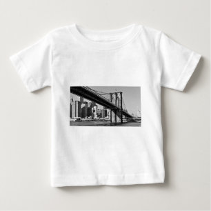 Camiseta Para Bebê Brooklyn Bridge Nova Iorque