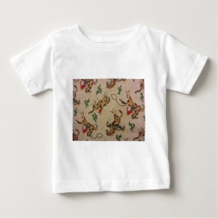 Camiseta Para Bebê Bucking Bronco