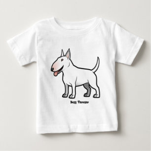 Camiseta Para Bebê Bull terrier