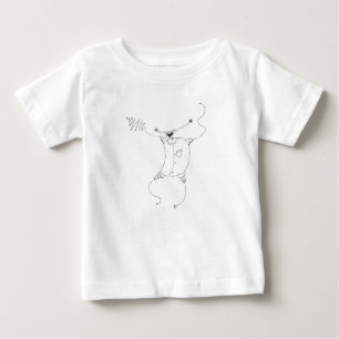 Camiseta Para Bebê Buraco da fechadura Penwish